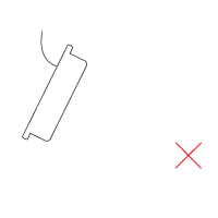 Never keep CARCAT RED dangling loose