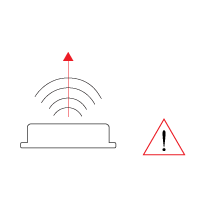 Do not mount unit facing the bonnet - CARCAT